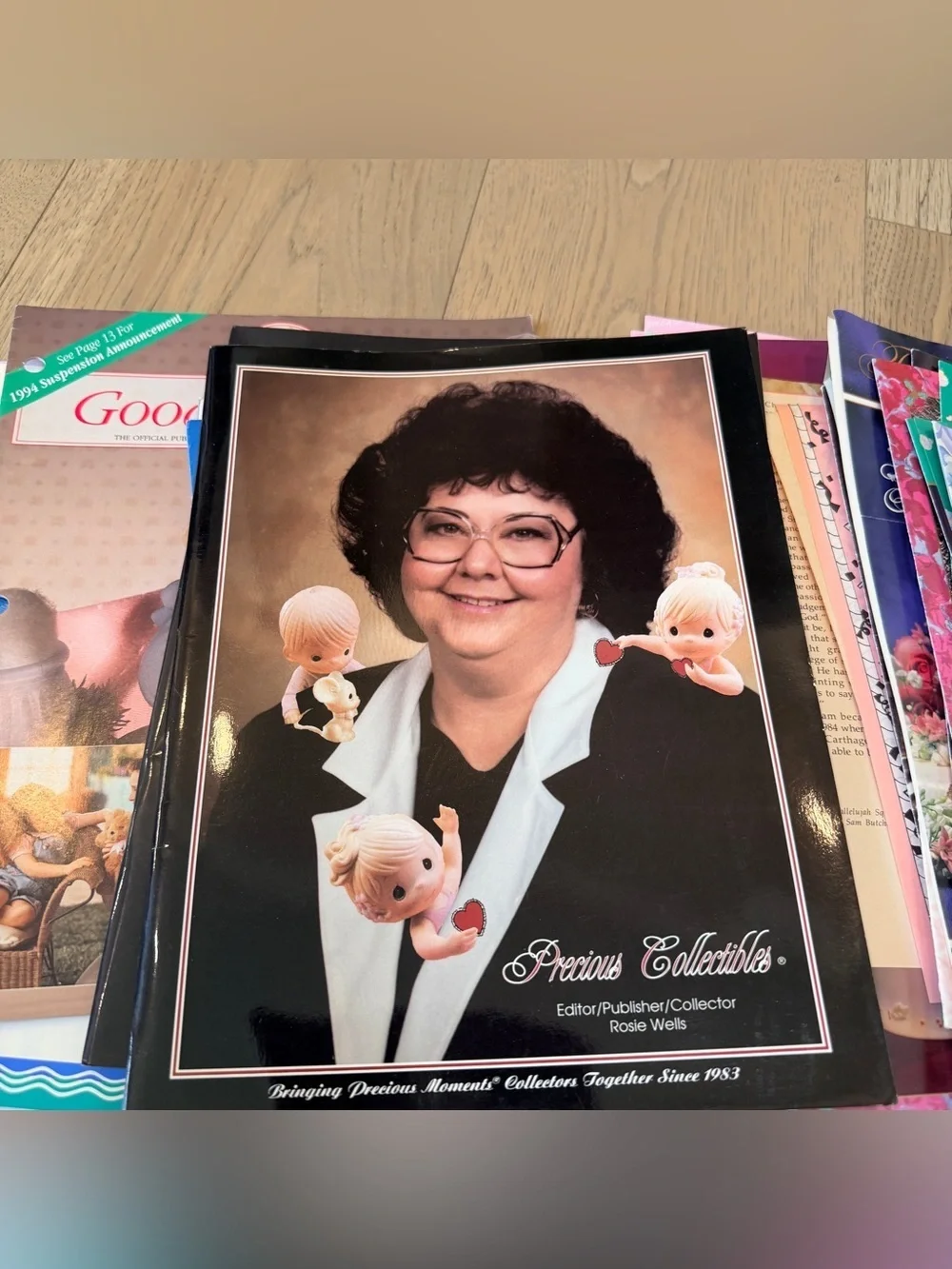 Vtg 80s Precious Moments Newsletters Lot Enesco Good News Club Papers Ephemra